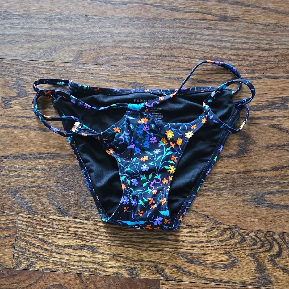 Express Floral Bikini Bottom